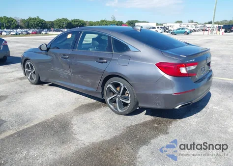 2019 Honda Accord Sport из США, поврежденный, VIN 1HGCV1F34KA080469